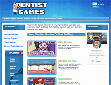 Tablet Screenshot of dentistgames.biz